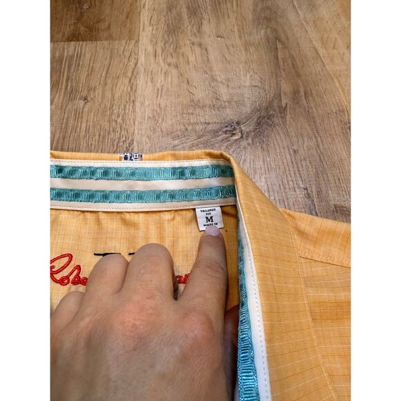 ROBERT GRAHAM Shirt Mens Long Sleeve Button Up Flip Cuff M - Picture 4 of 8